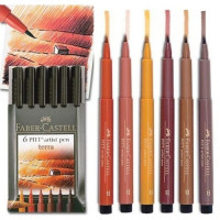 Набір капілярних ручок пензликів Faber-Castell PITT Artistic Pens 