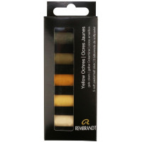 Набір сухої м'якої пастель Rembrandt Жовта охра 5 шт Royal Talens 31820527
