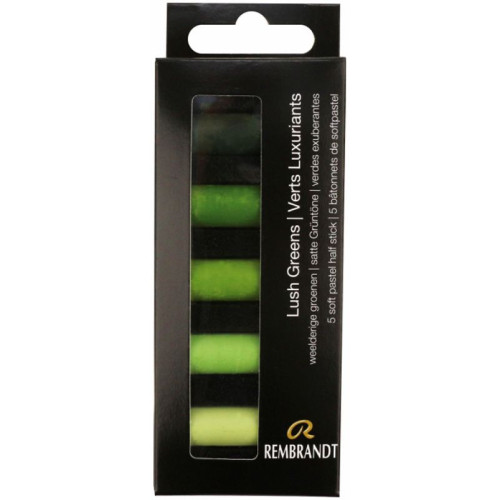 Набор сухой мягкой пастели Rembrandt Зеленые сочные 5 шт карт. коробка Royal Talens 31820526