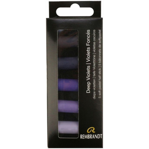 Набор сухой мягкой пастели Rembrandt Фиолетовые темные 5 шт Royal Talens 31820522