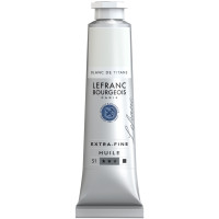 Олiйна фарба Lefranc Extra Fine 40 мл, 008 Titanium white (Титанові білила)