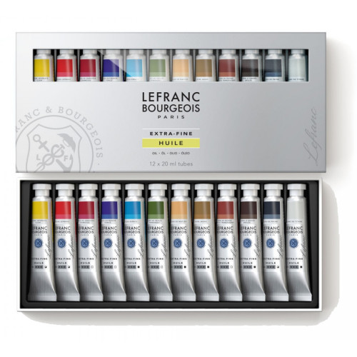 Набор масляных красок Lefranc Extre-Fine Oil Set , 12х20 мл 405165