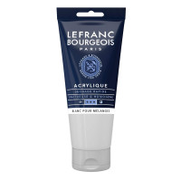 Акриловая краска Lefranc Fine Acrylic Color 80 мл, №800 Mixing white, Белила микс