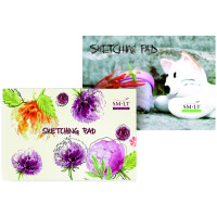 Склейка для малюнку та ескізів For Creation А4, 120г/м2, 48 л, Smiltainis PA-48