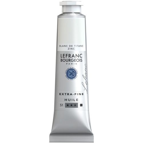 Олійна фарба Lefranc Extra Fine 40 мл №013 Titanium zink white – 405148