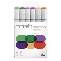 Маркери Copic Sketch Set Secondary Tones 6 шт 21075663