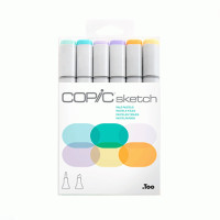 Маркери Copic Sketch Set Pale Pastels 6 шт 21075667