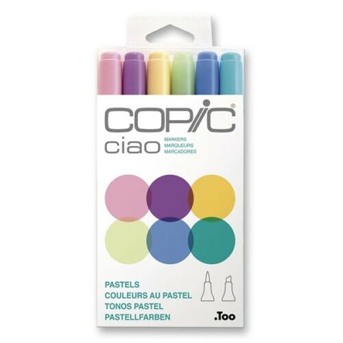 Маркеры Copic Ciao Set Pastels 6 шт 22075667