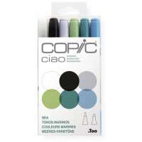 Маркеры Copic Ciao Set Sea 6 шт 22075669