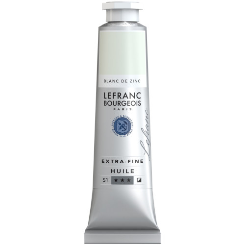 Масляная краска Lefranc Extra Fine 40 мл, Zinc white (Цинковые белила) – 405146