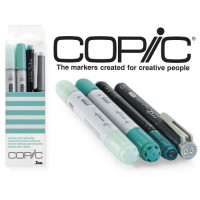 Маркеры Copic Ciao Set Doodle Pack Turquoise 2+1+1 шт 22075643