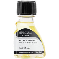 Льняное масло Winsor Refined Linseed Oil, 75 мл 2621748