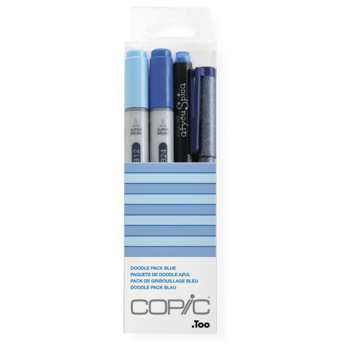 Маркери Copic Ciao Set Doodle Pack Blue 2+1+1 шт 22075645
