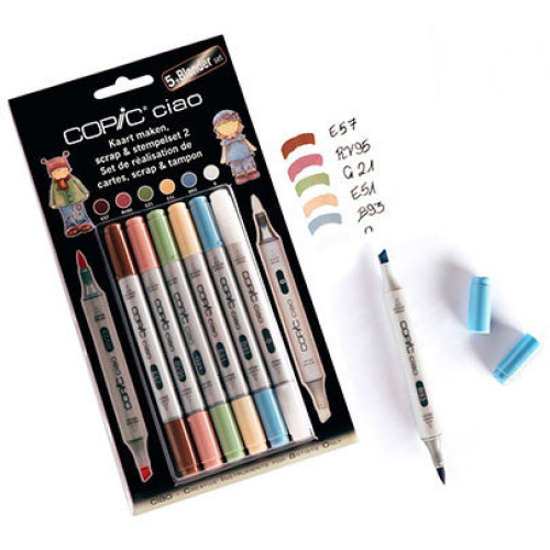 Набір маркерів Copic Ciao Set 5+1 Scrap & Stamping 2 22075560