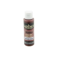 Акриловая краска Cadence Premium Acrylic Paint, 70 мл, Red brown (Красно коричневый)