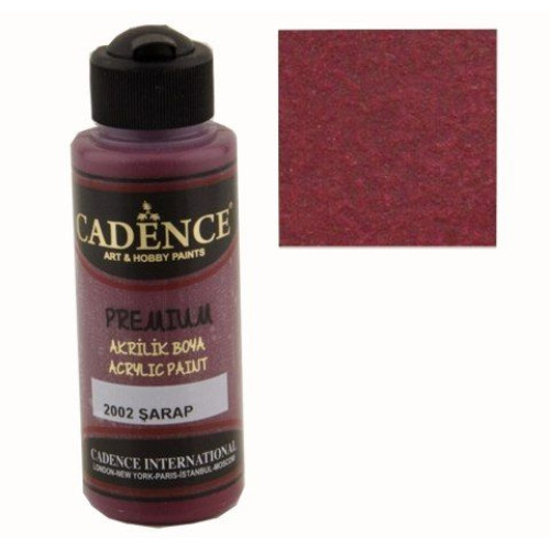 Акриловая краска Cadence Premium Acrylic Paint, 70 мл, Wine (Винный)