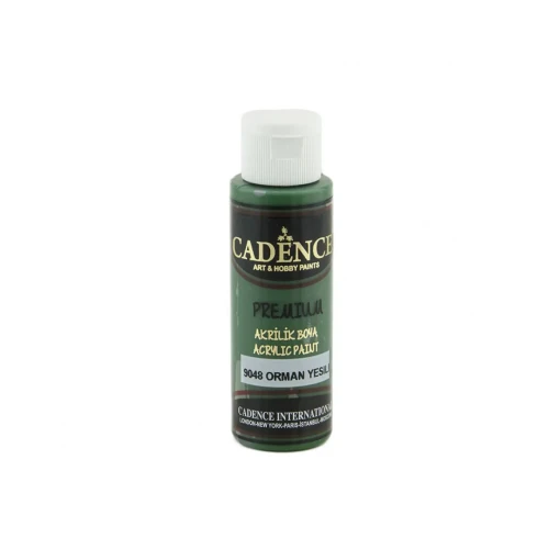 Акриловая краска Cadence Premium Acrylic Paint, 70 мл, Лесной зеленый