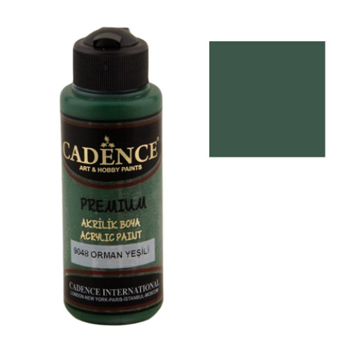 Акрилова фарба Cadence Premium Acrylic Paint, 70 мл, Лісовий зелений