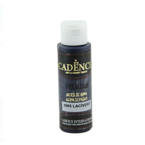 Акриловая краска Cadence Premium Acrylic Paint, 70 мл, Темно-синий
