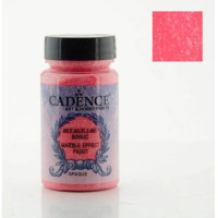 Акрилова фарба з ефектом непрозора мармуру Cadence Marble Effect Paint Opaque, 90 мл, №82, Червоний