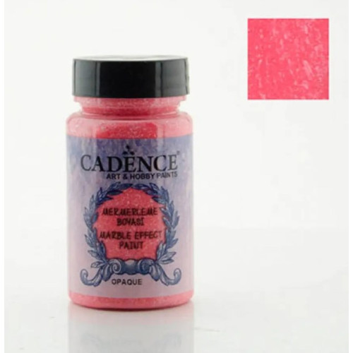 Акриловая краска Cadence с эффектом мрамора непрозрачная Marble Effect Paint Opaque, 90 мл, №82, Красный