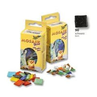 Мозаїка Folia Mosaic-glass tiles 200 гр, 10x10 мм 300 шт №90 Чорний 5590