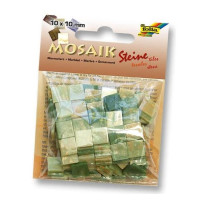Мозаїка Зелена Folia мармурова Marbled 45 гр, 10x10 мм 190 шт 62203
