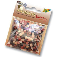 Мозаика Красная Folia мраморная Marbled assortments 45 гр, 5x5 мм 700 шт 62101
