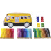 Фломастери connector 33 кольори 43 предмети автобус Faber-Castell 155532