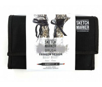 Маркеры набор SketchMarker Brush Дизайн одежды 24 шт, SMB-24FASH