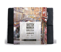 Маркеры набор SketchMarker Brush Европа 36 шт, SMB-36EUROP