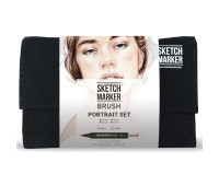 Маркеры набор SketchMarker Brush Портрет 24 шт, SMB-24PORT