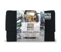 Маркеры набор SketchMarker Brush Промышленный дизайн 24 шт, SMB-24IND