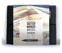 Маркеры набор SketchMarker Brush Пустыня 36 шт, SMB-36DESRT