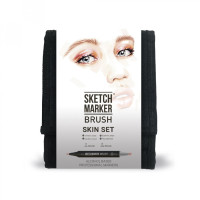 Маркери SketchMarker Brush Шкіра, тілесний 12 шт, SMB-12SKIN