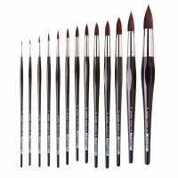 Пензель синтетика кругла DaVinci 7785, Red-brown synthetic fibre №4