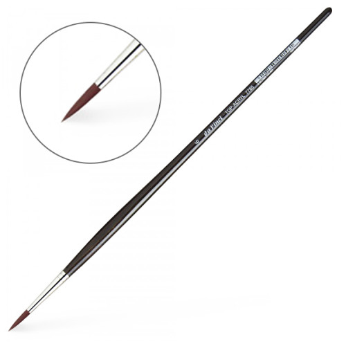 Кисть синтетика круглая DaVinci 7785, Red-brown synthetic fibre №6