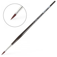 Пензель синтетика кругла DaVinci 7785, Red-brown synthetic fibre №8