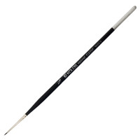 Пензель білка кругла Classic KOLOS серія 3049R № 00 коротка ручка KOLOS
