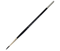 Пензель білка кругла Classic KOLOS серія 3049R № 3 коротка ручка KOLOS