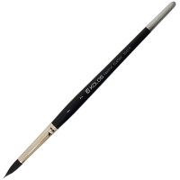 Пензель білка кругла Classic KOLOS серія 3049R № 7 коротка ручка KOLOS