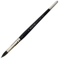Пензель білка кругла Classic KOLOS серія 3049R № 9 коротка ручка KOLOS