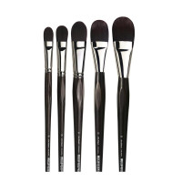Кисть синтетика овальная daVinci серии 7485 Red-brown synthetic fibre №10