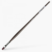 Пензель із синтетичного ворсу daVinci плоский Red-brown synthetic fibre Ser 7185 №6