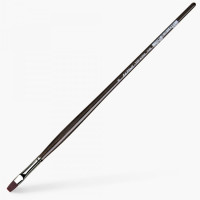 Пензель із синтетичного ворсу daVinci плоский Red-brown synthetic fibre Ser 7185 №8
