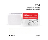 Краска акварельная Белила титановые 2,5 мл ROSA Gallery №704