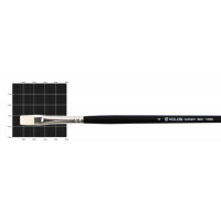 Кисть синтетика плоская KOLOS Milk 1108B №4