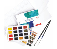 Набор для акварели ROSA Studio краски + кисти + бумага