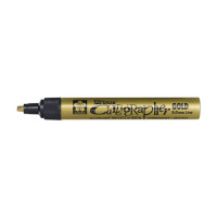 Маркер Золото Sakura Pen-Touch Calligraphy средний (MEDIUM) 5.0 мм