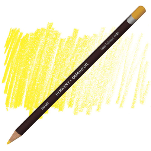 Олівець кольоровий Derwent Coloursoft Кадмій глибокий С040